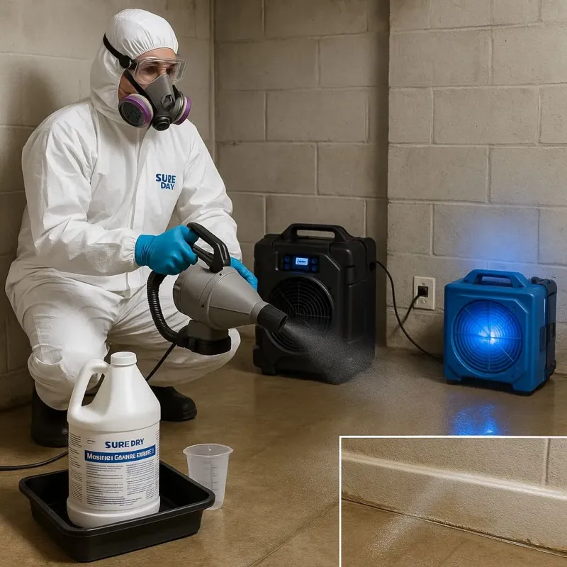Sanitization and Odor Removal process in Mount Healthy, OH